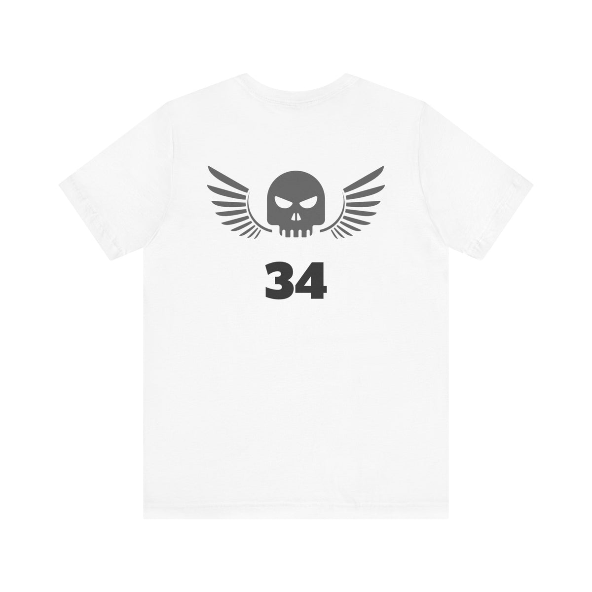 Camiseta unisex de algodón con calavera