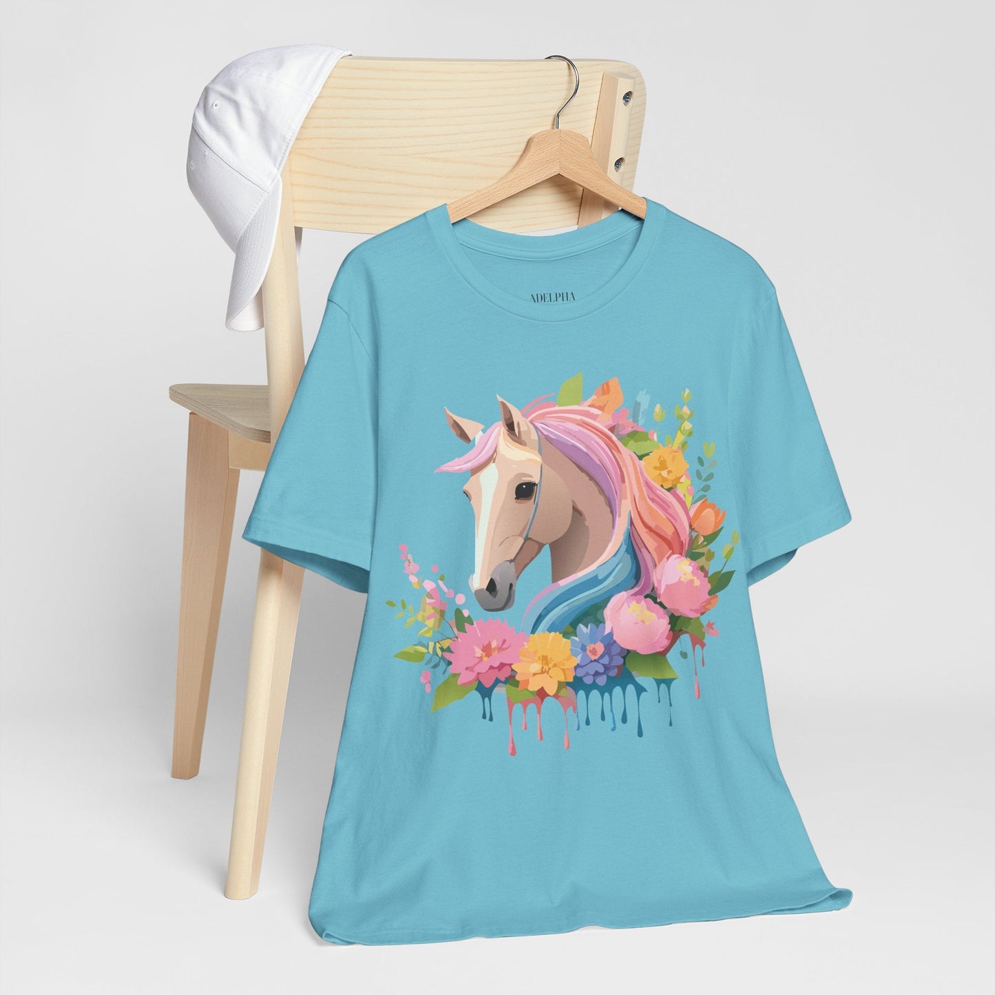 Horse Graphic Unisex 100 Cotton Vintage Animal Art T-Shirt 2