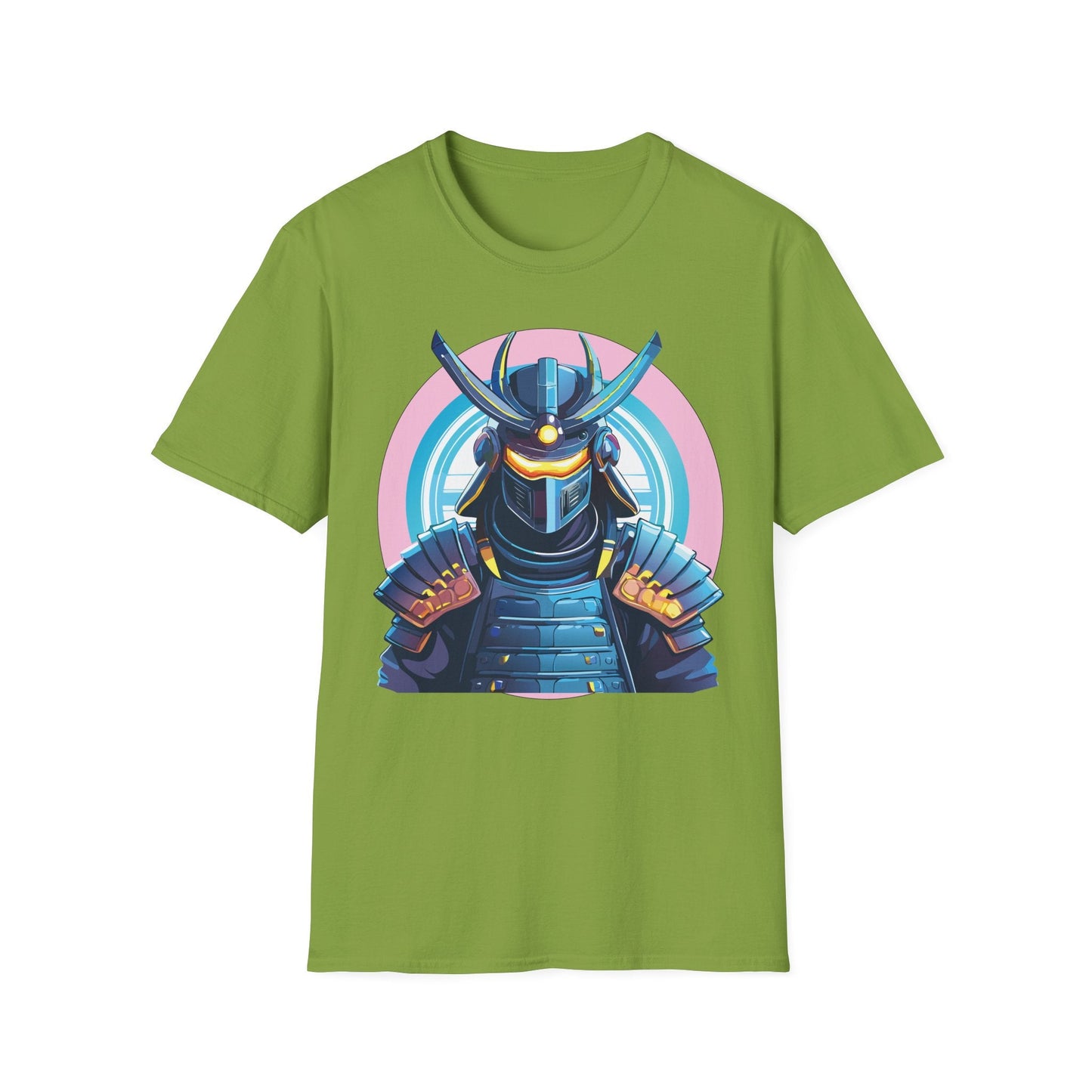 Samurai Shirt Unisex Gildan Softstyle 64000 Tee 100 Percent Ring Spun Cotton Breathable Lightweight