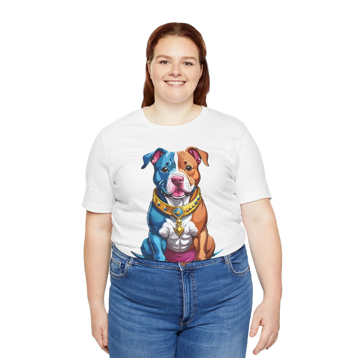 Unisex Animal Shirt Art Design Tee With Wild Animals Print Short Sleeve Jersey Tee