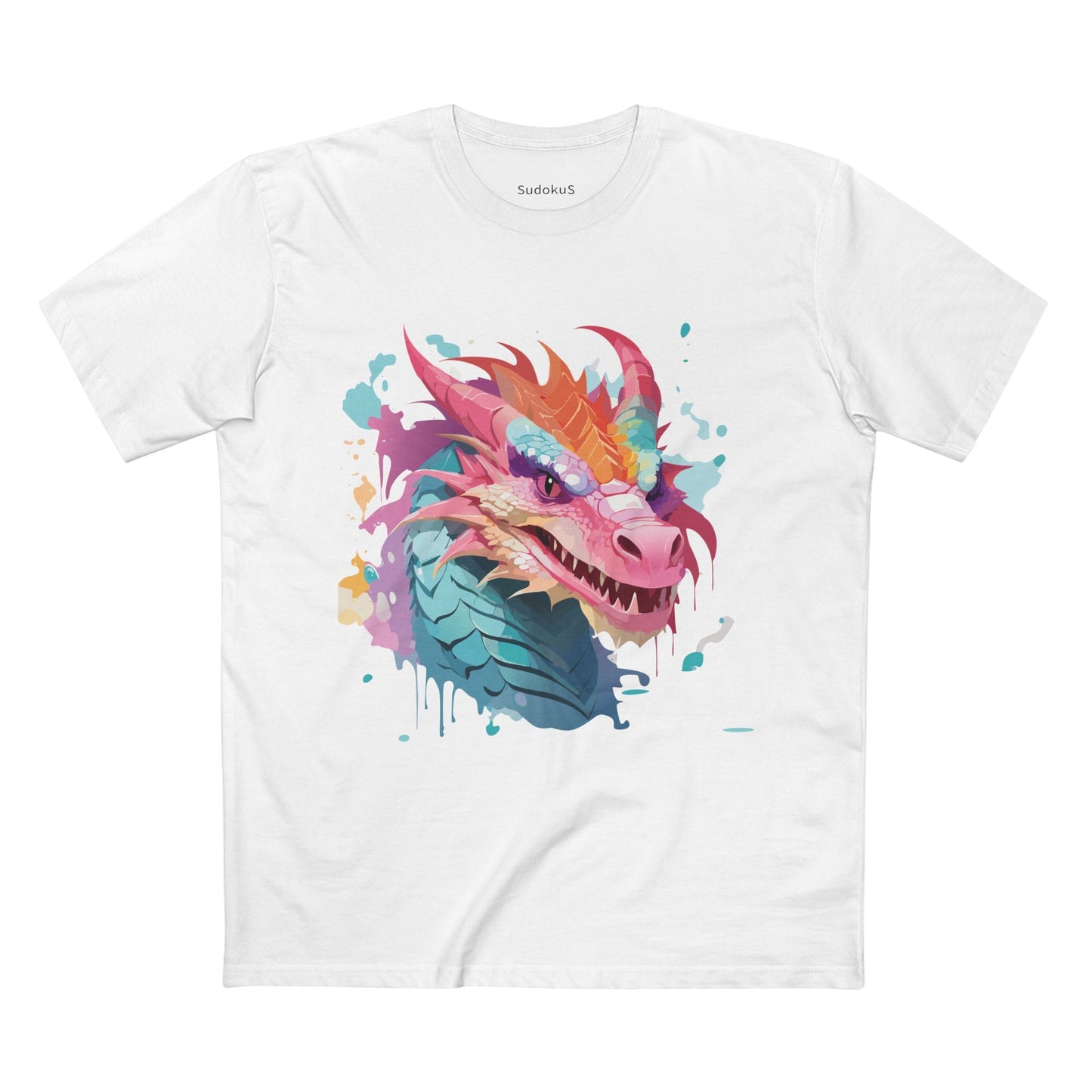 Dragon Graphic Unisex 100 Cotton Staple Tee 1
