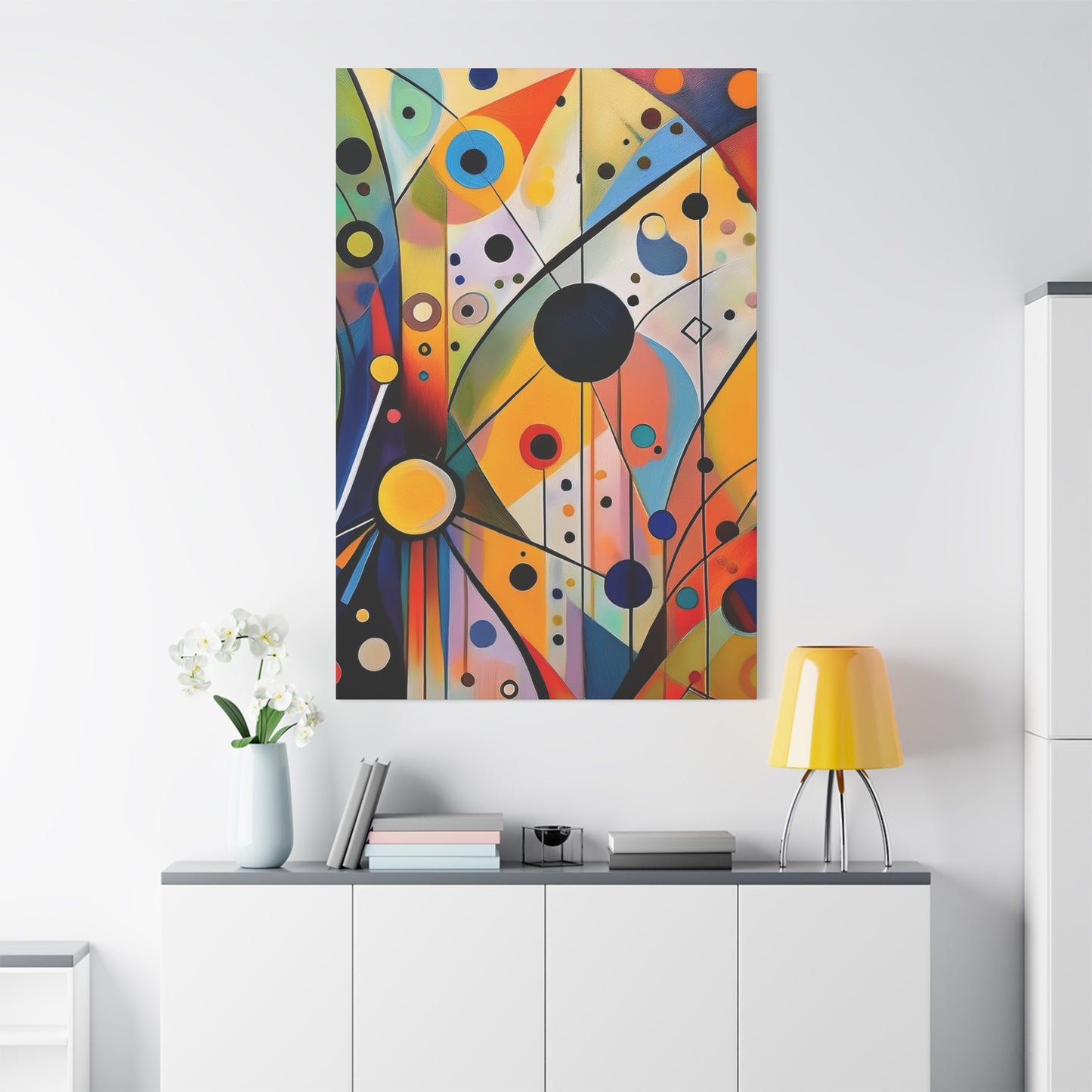 Abstract Oil Painting Print Canvas 20x24,20x30,24x30 24x32,24x36,30x40 32x48,36x48,40x60 Pine-Wood Inner Frame ABS-142