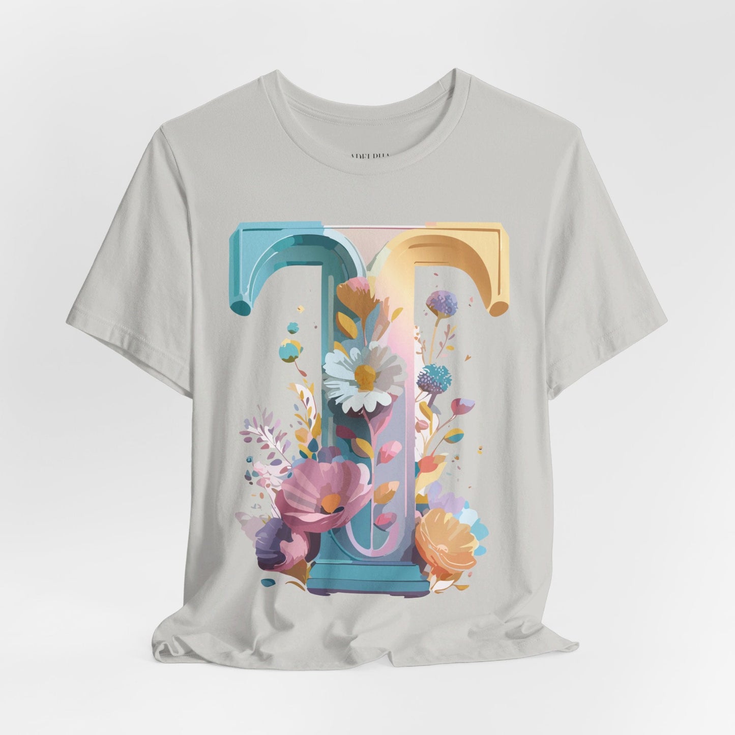 Unisex Letter T Shirt Graphic Tee With Vintage Adelpha Artwork Premium Comfort And Everyday Style