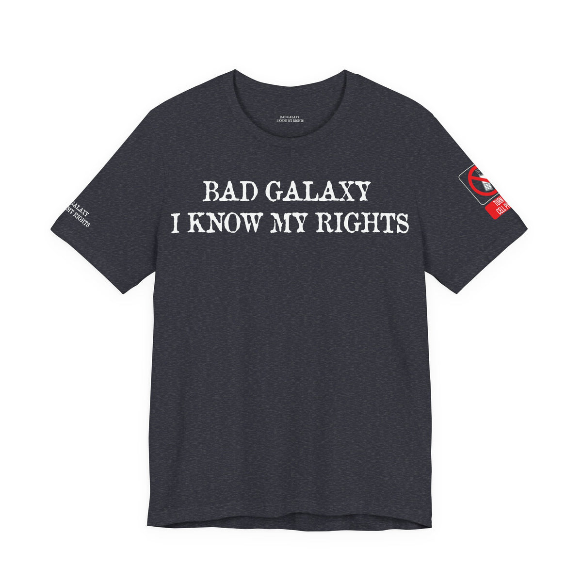Art Red Stamp Graphic Unisex Cotton Bella+Canvas Tee with Art Design b99