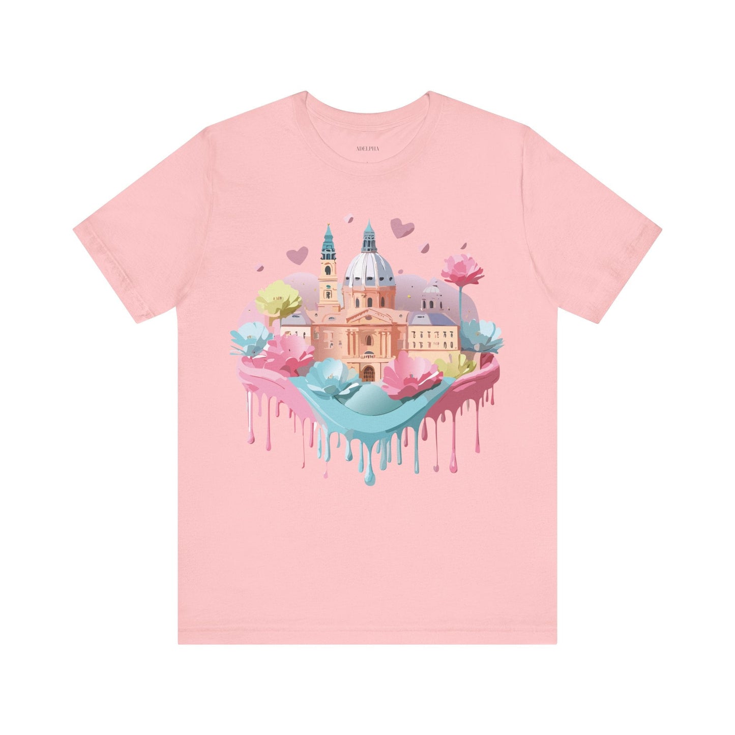 Prague Tourist Shirt Unisex Graphic Tee With Vintage Inspired Artwork By Adelpha