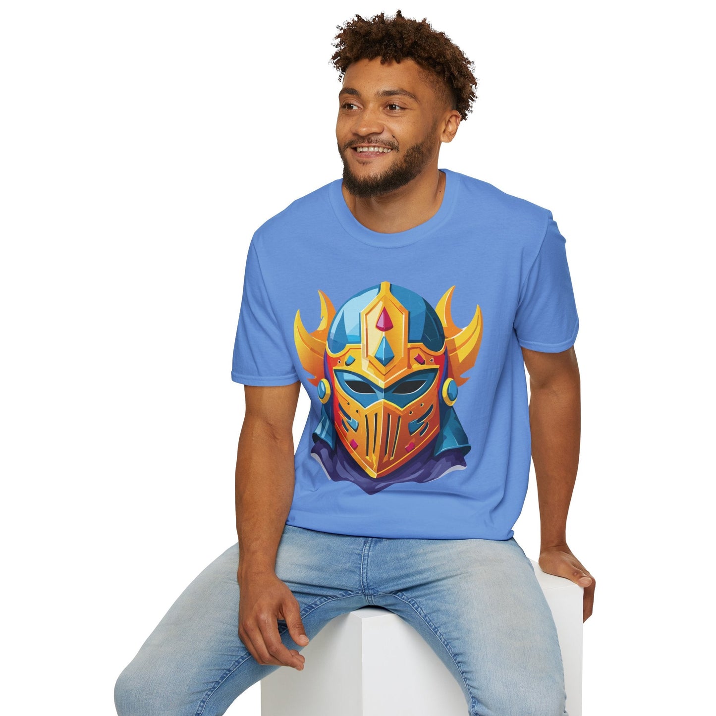 Mask Graphic Unisex Cotton Masquerade Design Artwork Tee 10