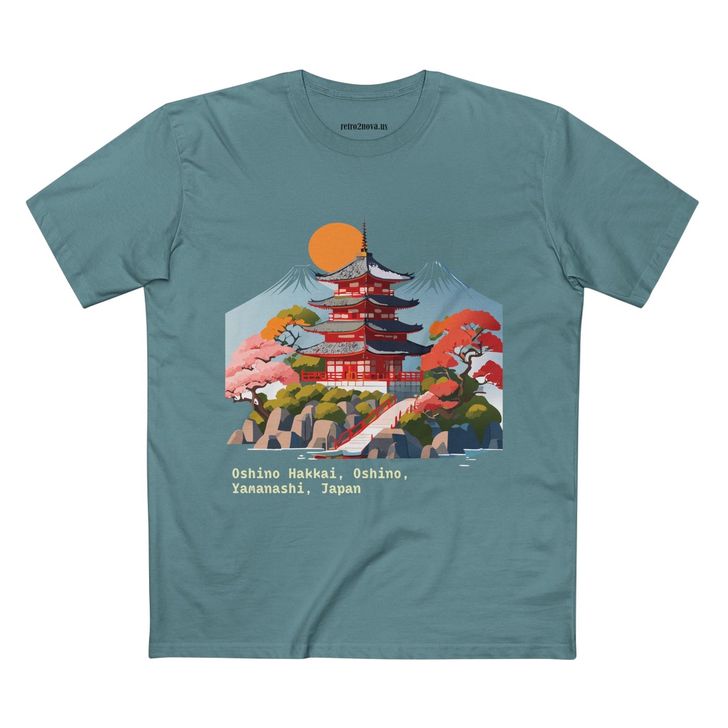 Retro2Nova Unisex Cotton Art Tee Travel Shirt Japan Shirt Style Discover Everyday Comfort