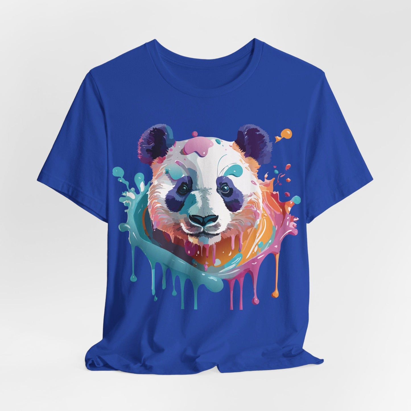Panda Graphic Unisex 100 Cotton Vintage Art with Animal T-Shirt 12