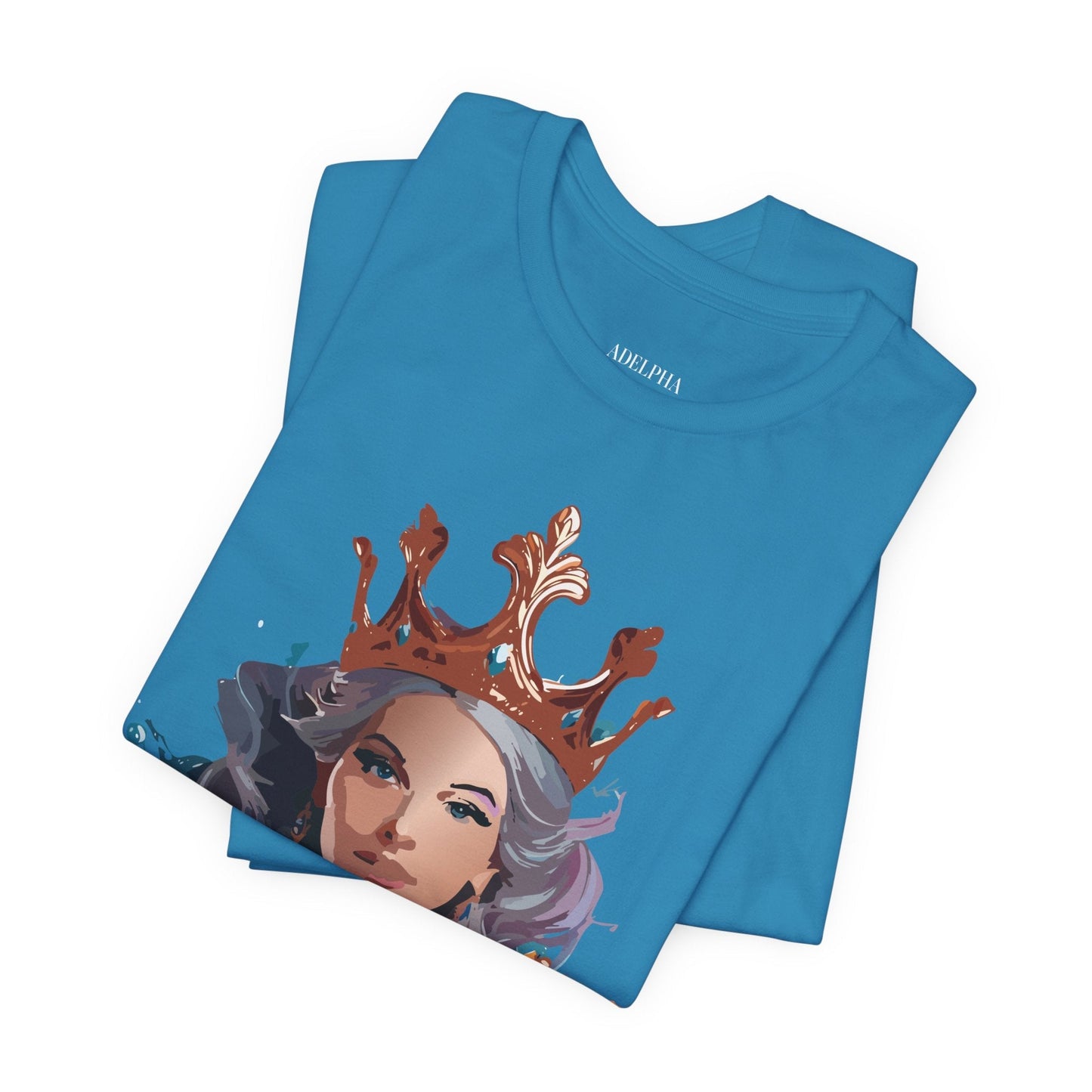 Queen Graphic Tee By Adelpha Art Design Unisex Short Sleeve Vintage Inspired Shirt