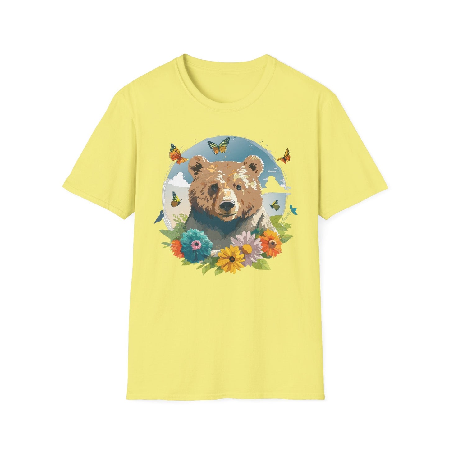 Bear T Shirt Unisex Teddy Bear Tee Softstyle 64000 Ring Spun Cotton Tee Lightweight Breathable
