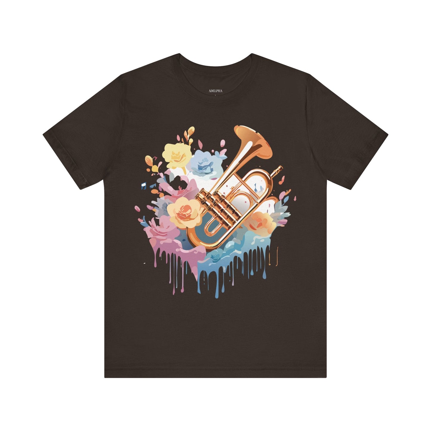 Music T Shirt Unisex Graphic Tee Vintage Artwork Adelpha Short Sleeve Art Design