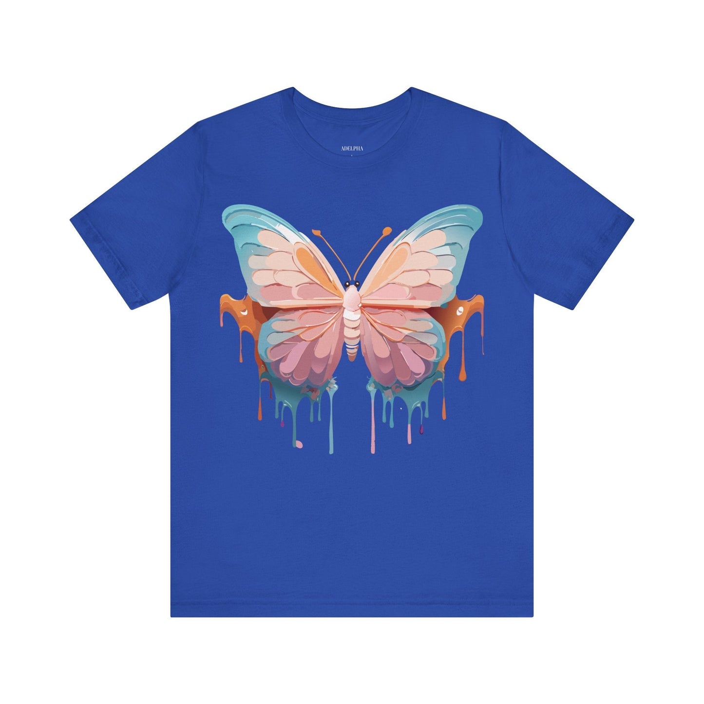 Butterfly Graphic Unisex 100 Cotton Lightweight Vintage Design Jersey Tee 86