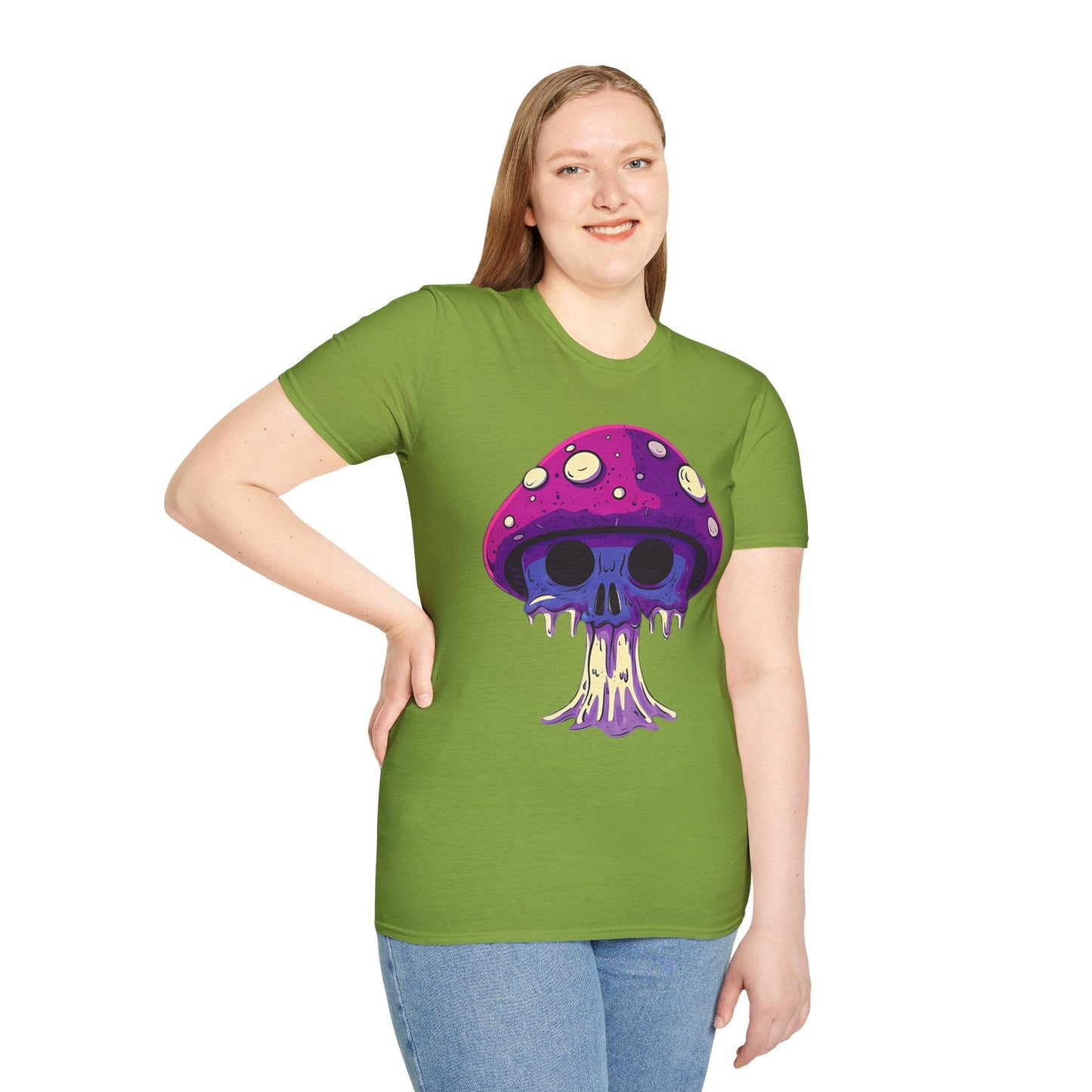 Mashroom Tee Shirt Unisex Funny Mashroom Graphic Softstyle Tee Gildan 64000 Quality Cotton