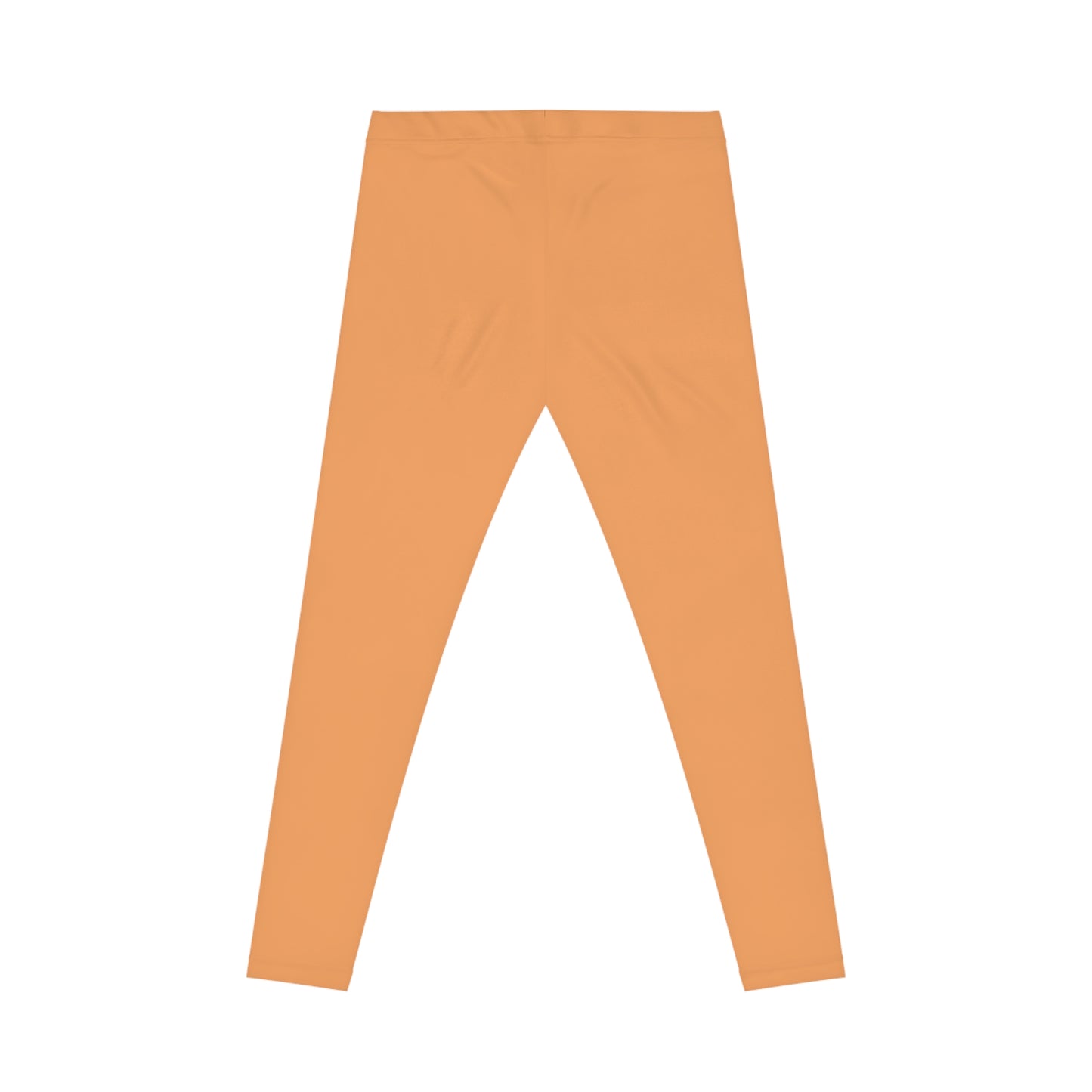 Sandy Gold Color Women's Poly-Span Casual Leggings XS-2XL
