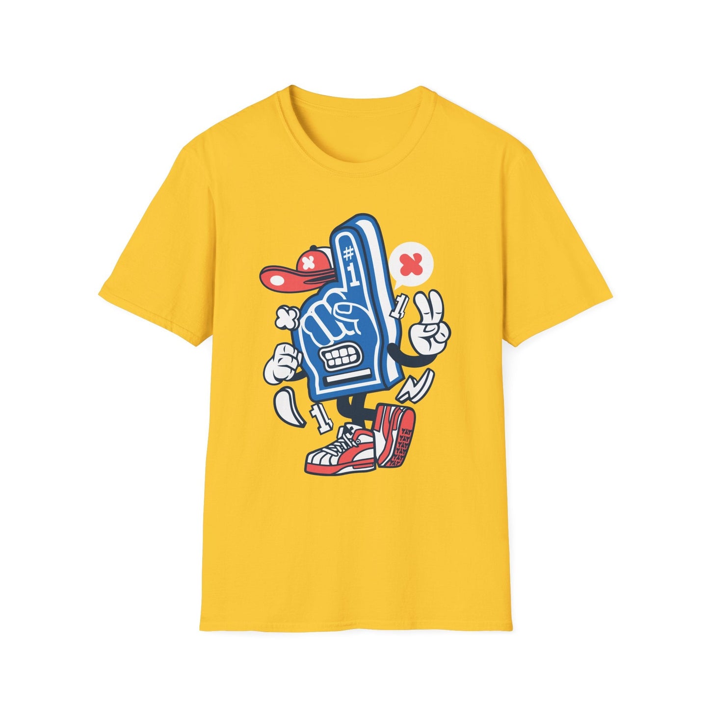 Cartoon T Shirt Animation Tee Unisex Funny Tee Gildan Softstyle 64000 100 Percent Ring Spun Cotton