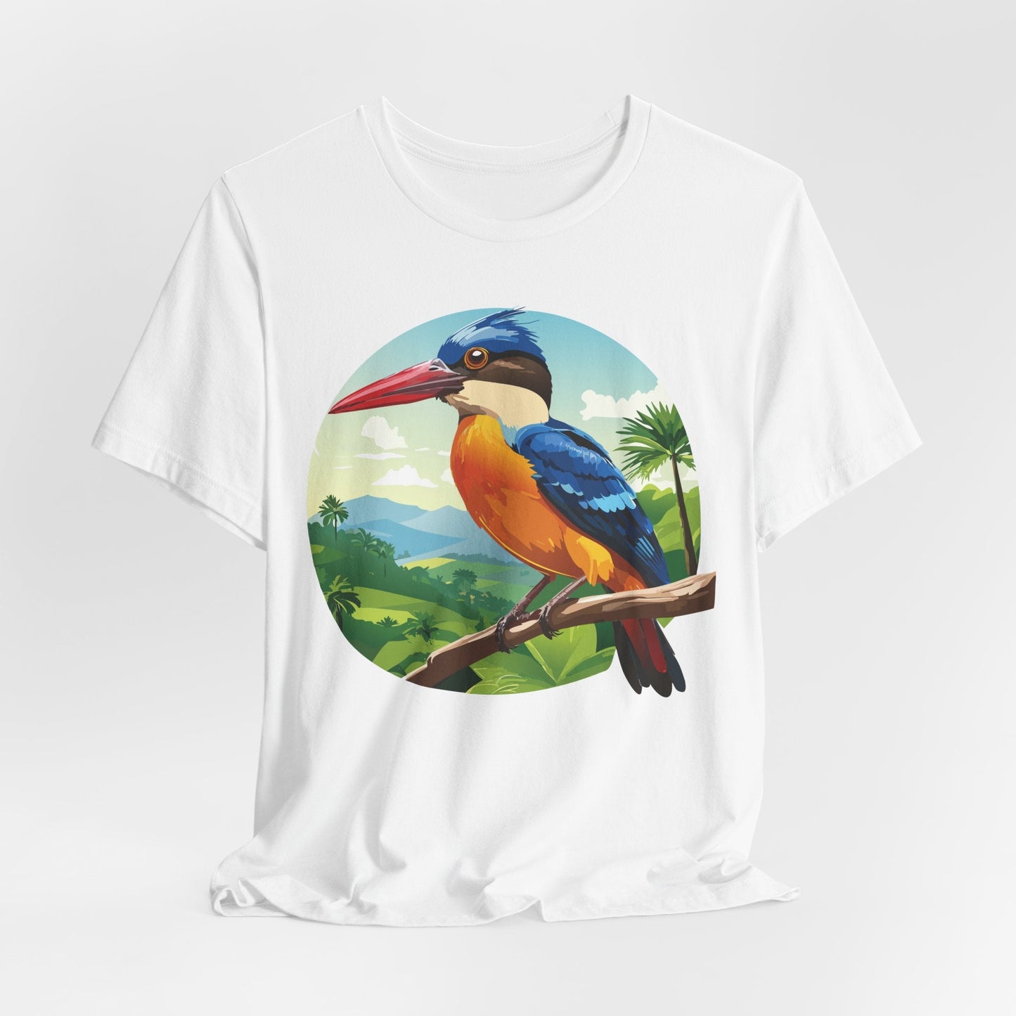 Unisex Animal Shirt With Art Design Featuring Wild Animals Jersey Short Sleeve Tee