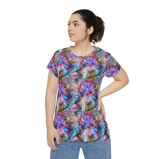 Abstract Print Shirt, Shirt with Abstract Print
