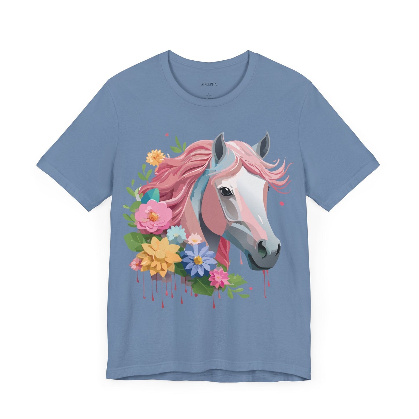 Horse Graphic Unisex 100 Cotton Vintage Animal Art T-Shirt 1