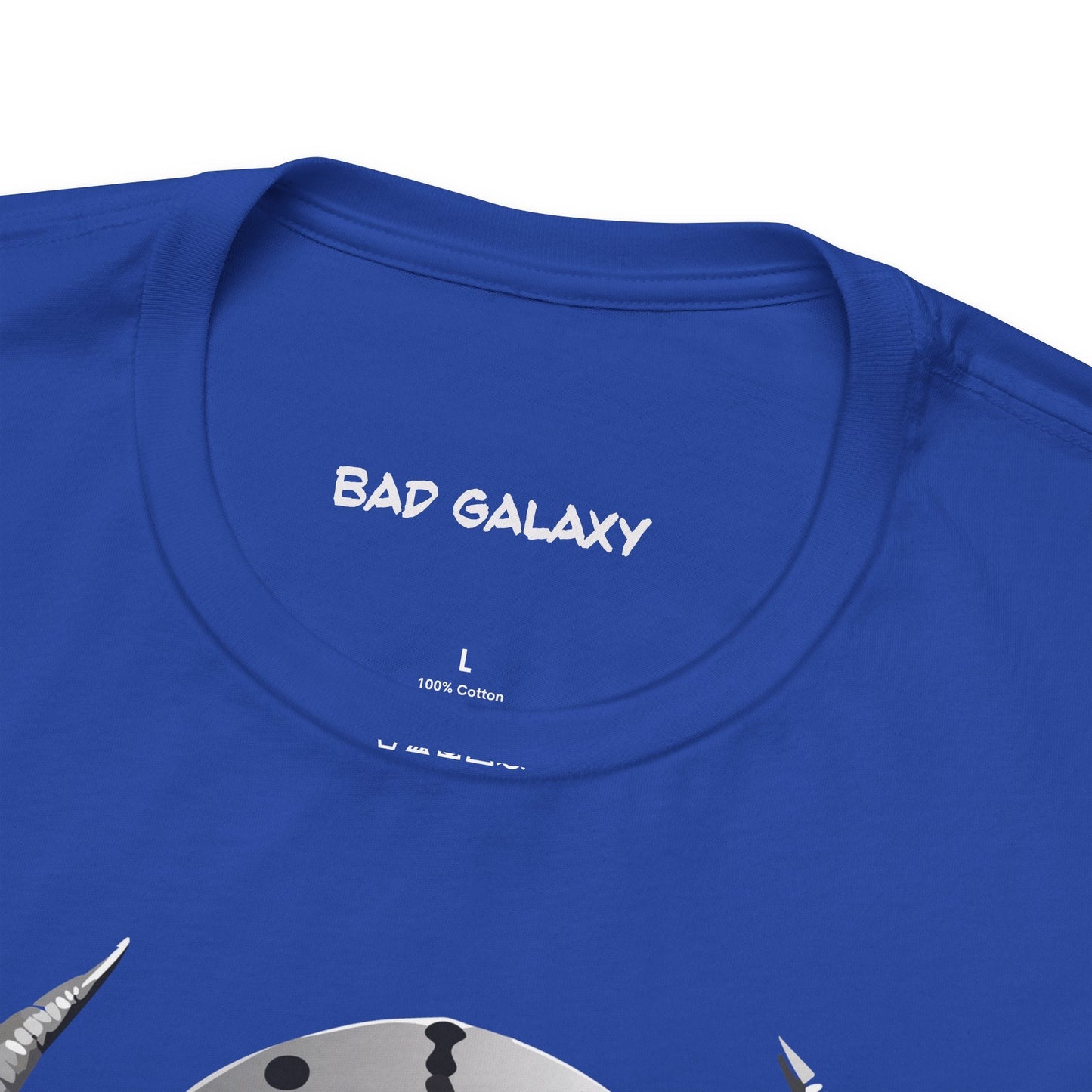 Alien Tee Shirt From Bad Galaxy 100 Percent Cotton Eco Friendly Ink Printed In USA