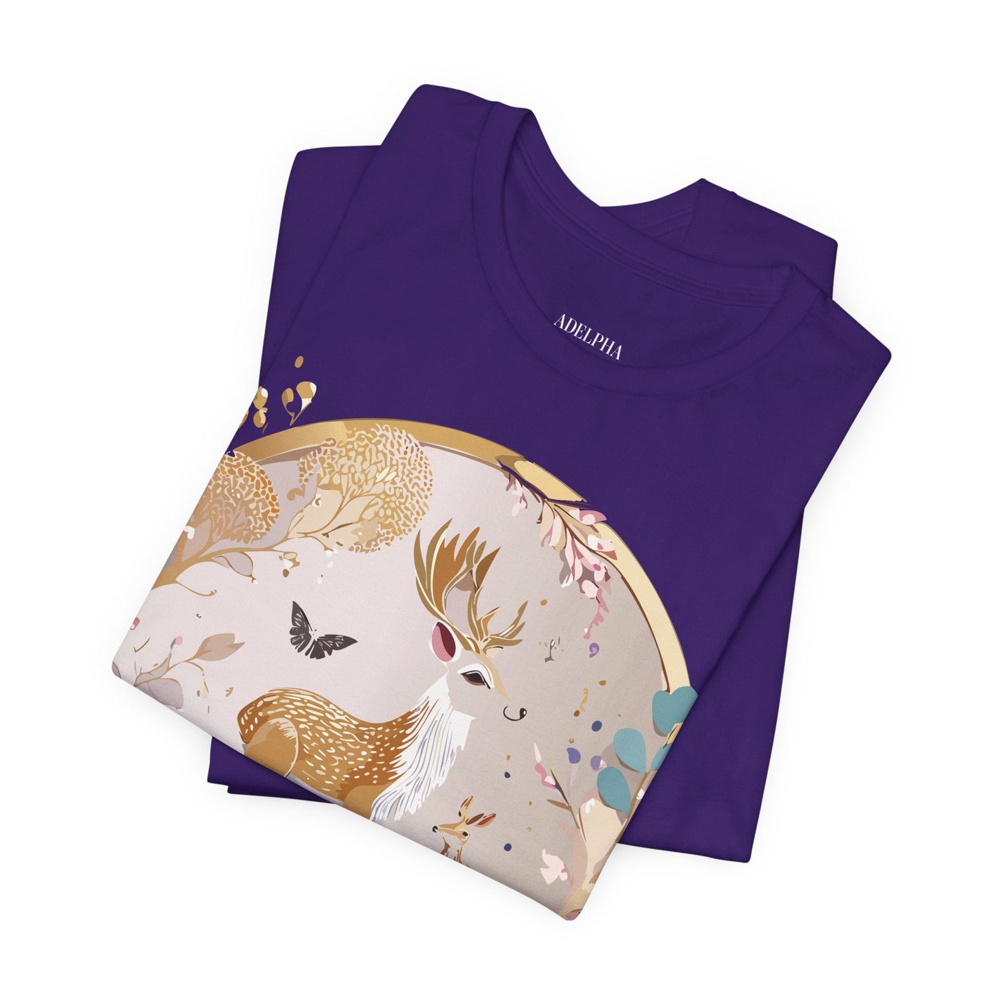 Medallion Graphic T Shirt Unisex Adelpha Vintage Inspired Artwork Short Sleeve Tee