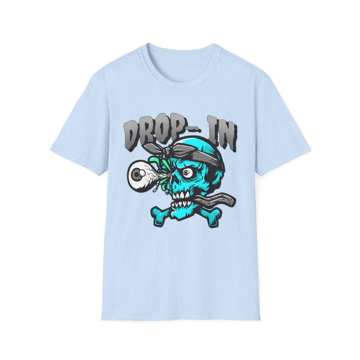 Unisex Skull T Shirt Skeleton Shirt With Skull Artwork Gildan Softstyle 64000 Cotton Tee