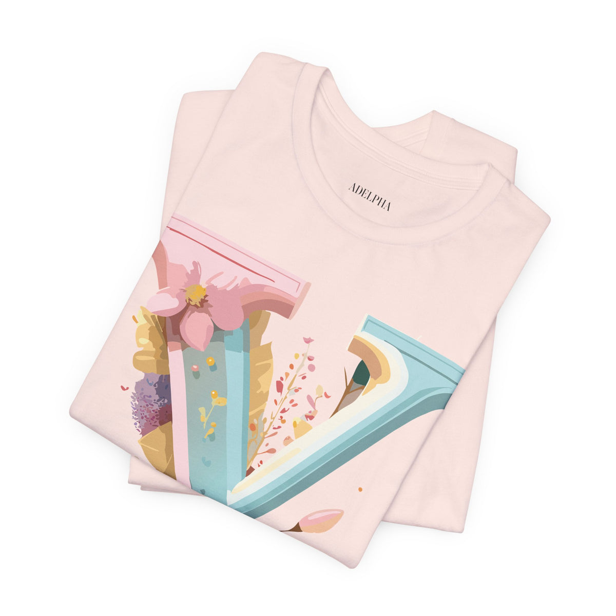 Letter Y Graphic Unisex Cotton Bella+Canvas Tee with Art Letter Design