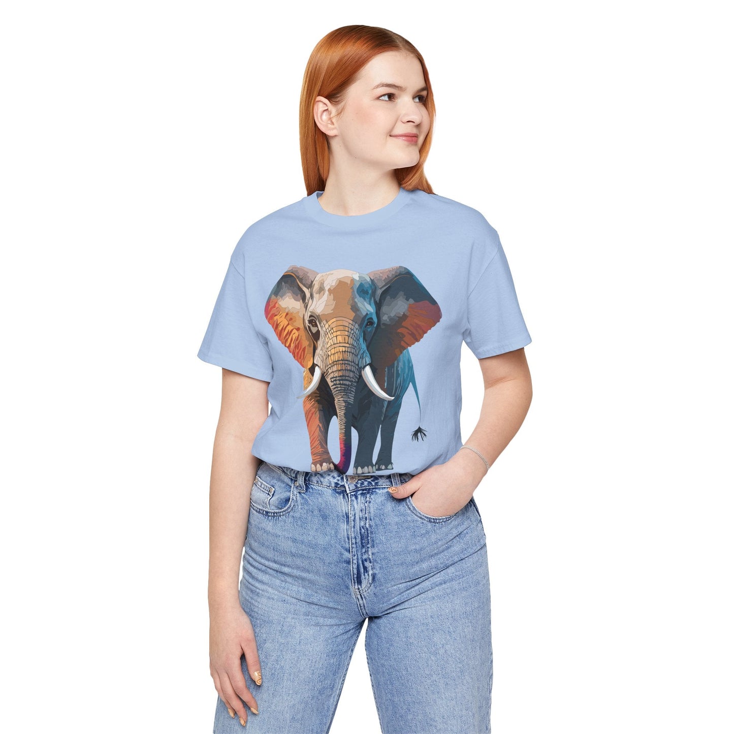 Unisex Animal Shirt With Animals Art Design Graphic Tee Short Sleeve Wild Animals