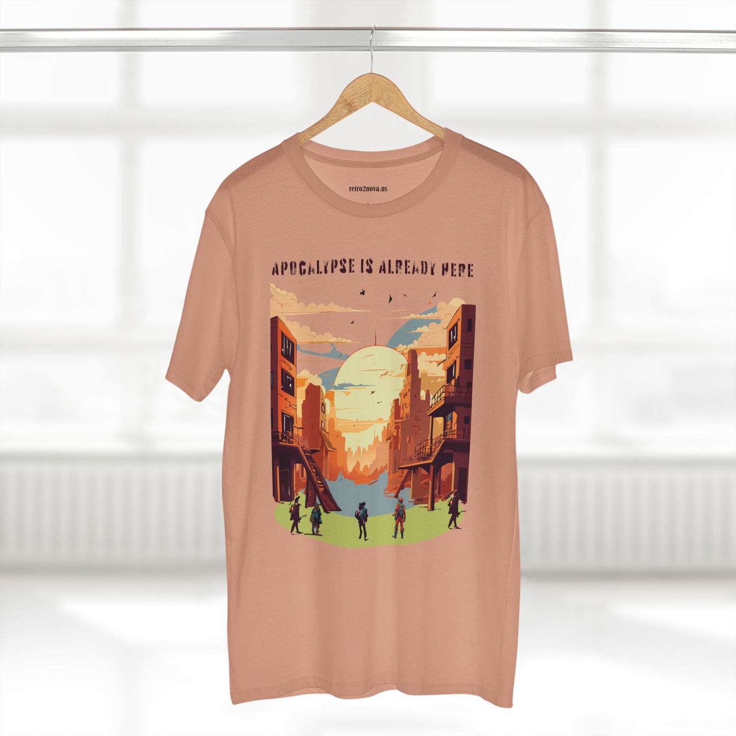 Cataclysm Doomsday Shirt Unisex Premium Cotton Tee Original Art Design Retro2Nova