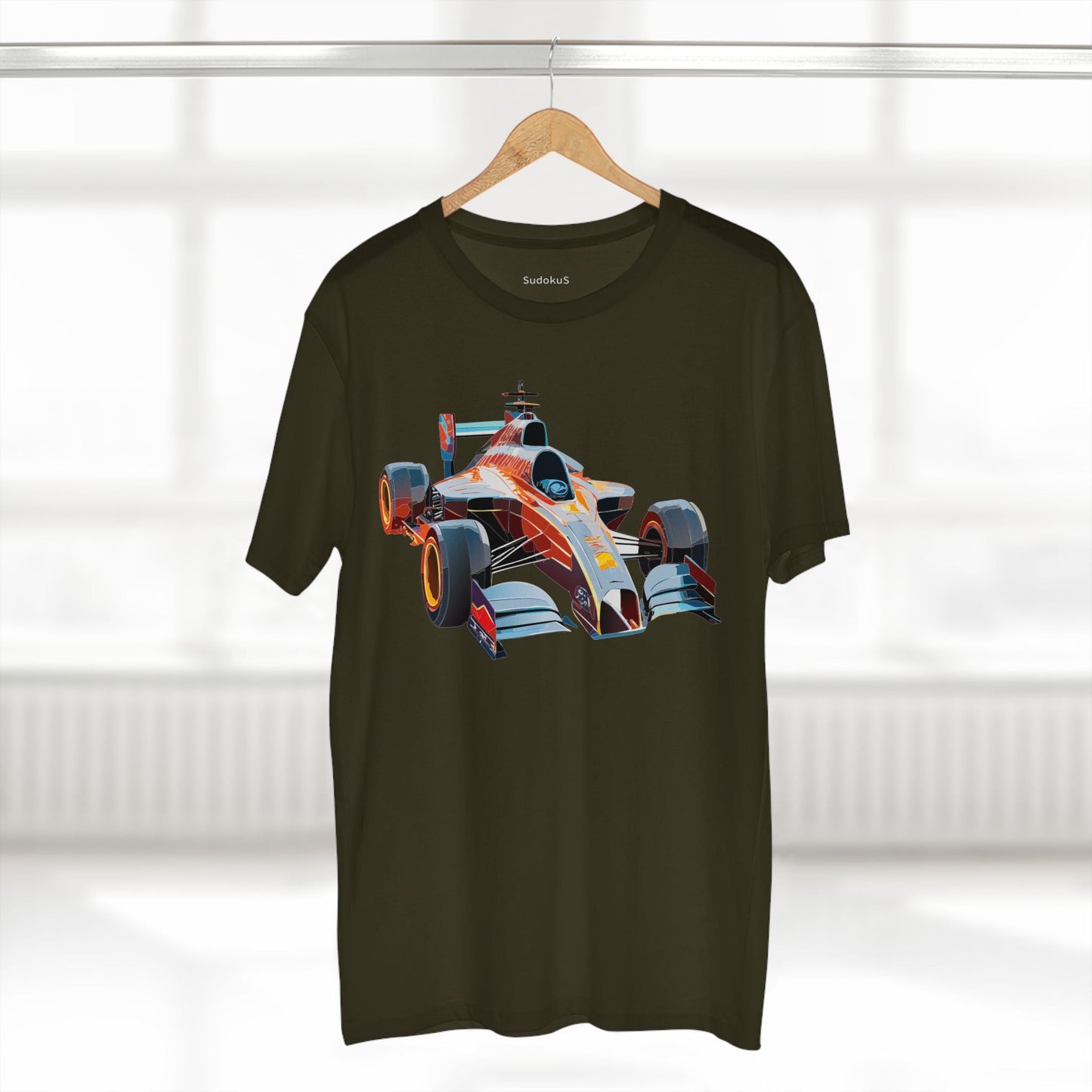 Car Graphic Unisex 100 Cotton Staple Tee 9