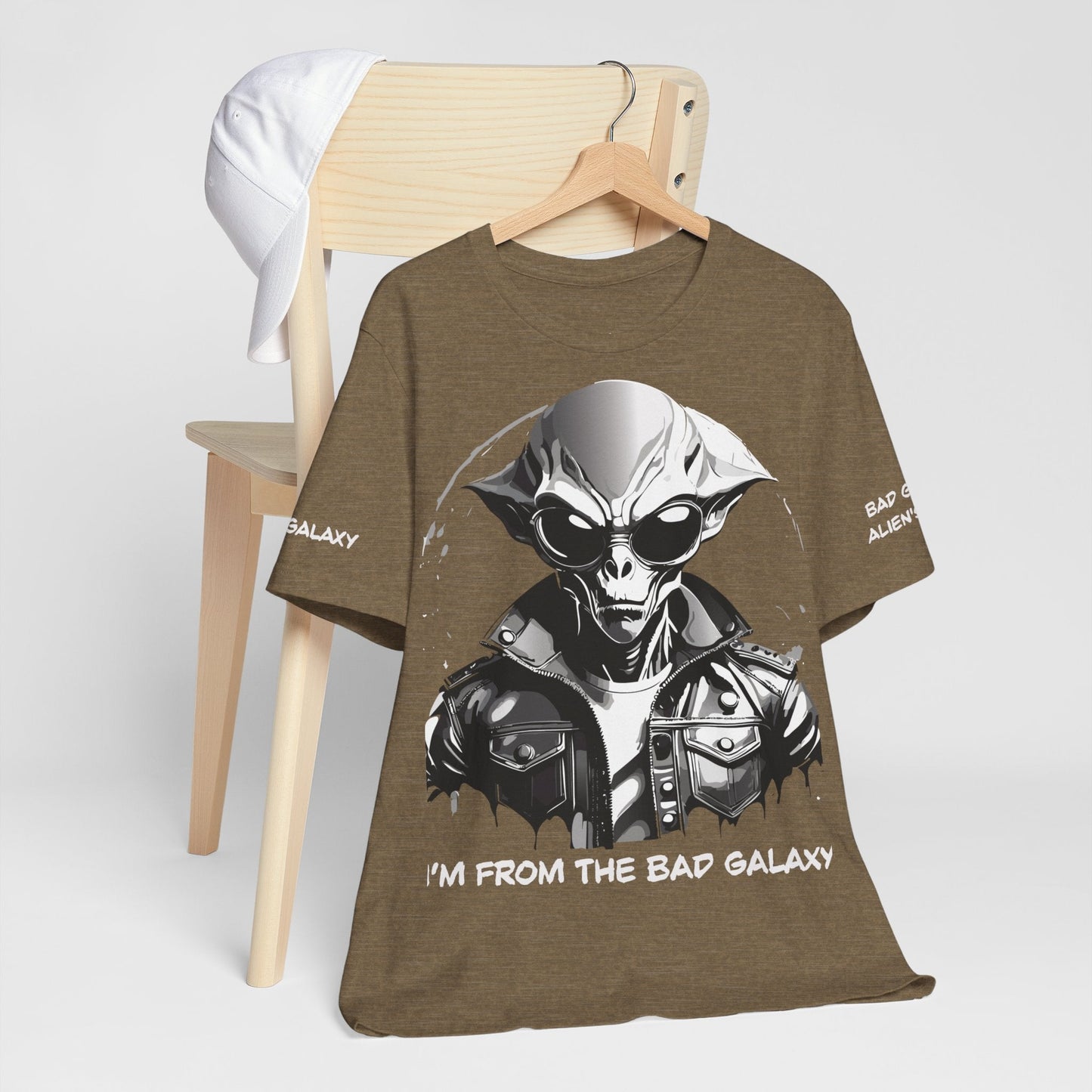 Alien Tee Shirt From Bad Galaxy Made To Order 100 Percent Cotton Lightweight Free Shipping