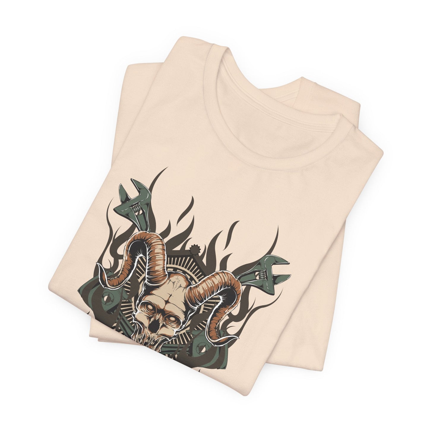 Gothic Skull Graphic Design Unisex Cotton Tee Art-49