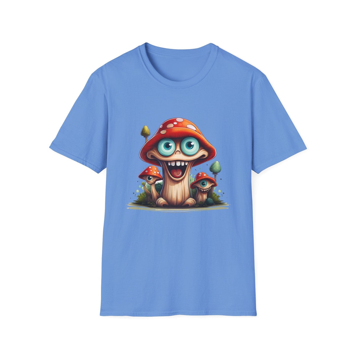 Mashroom Tee Shirt Unisex Funny Mushroom Design Softstyle Tee One Hundred Percent Ring Spun Cotton