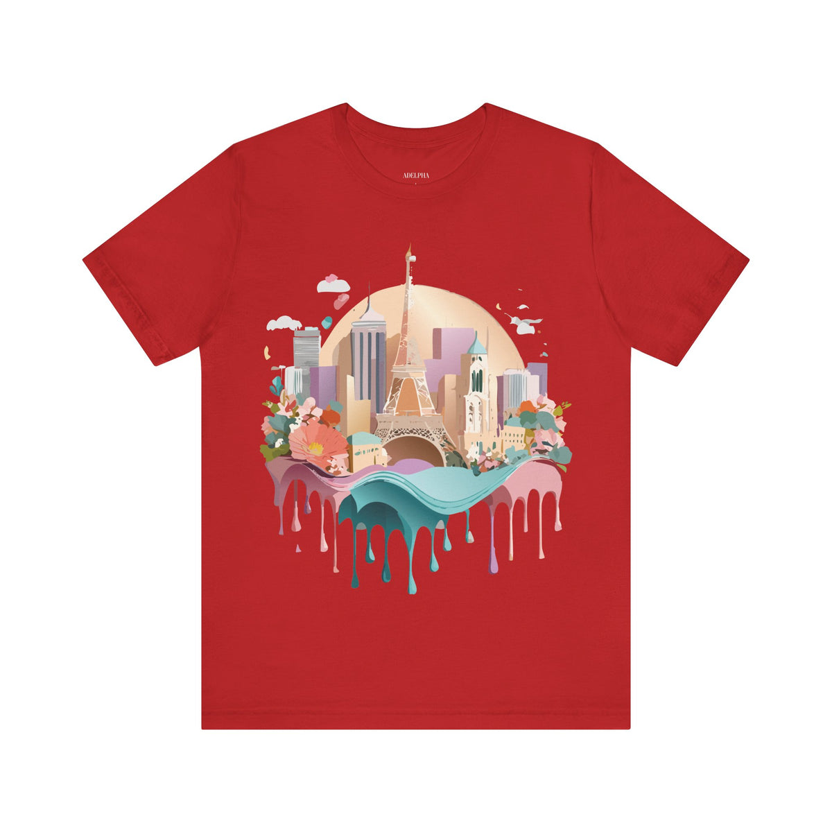Unisex Cotton Bella+Canvas Tee with Paris