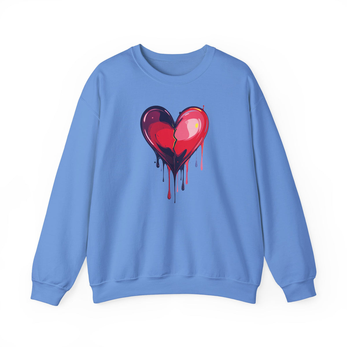 Big Red Heart Sweatshirt, Love Sweatshirt, Valentine's Day Sweatshirt, Heart Sweatshirt 118