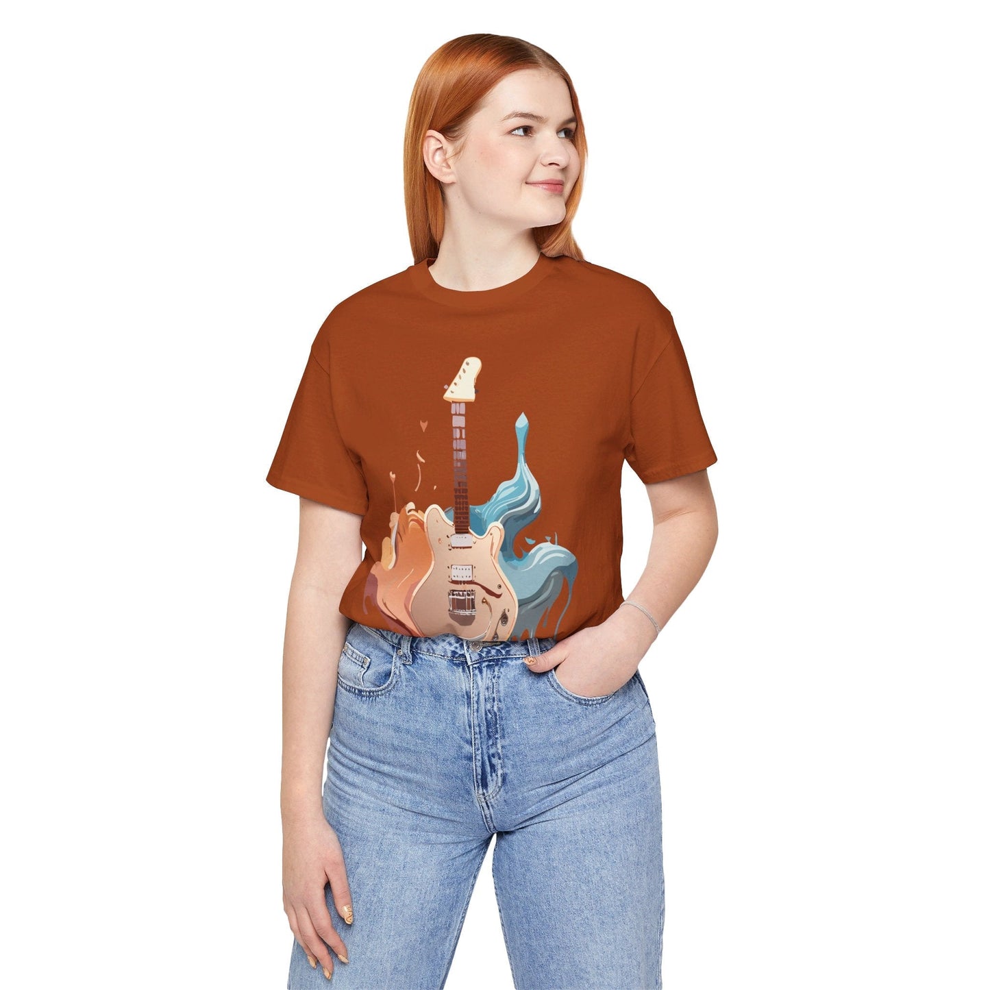 Adelpha Vintage Inspired Graphic Music T Shirt Unisex Short Sleeve Tee For Everyday Wear