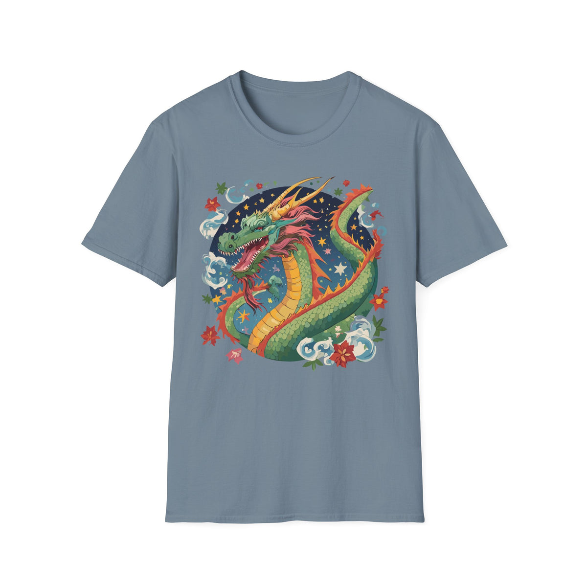 Dragon Graphic Tee Gildan Unisex 100 Cotton Tee Shirt with Animals Design h11