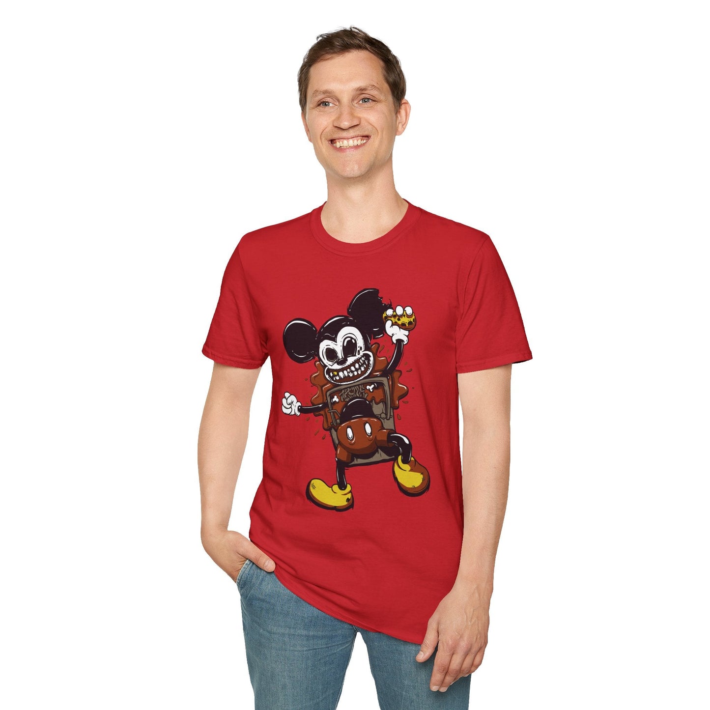 Cartoon T Shirt Animation Tee Unisex Gildan Softstyle 64000 100 Percent Cotton Comfort