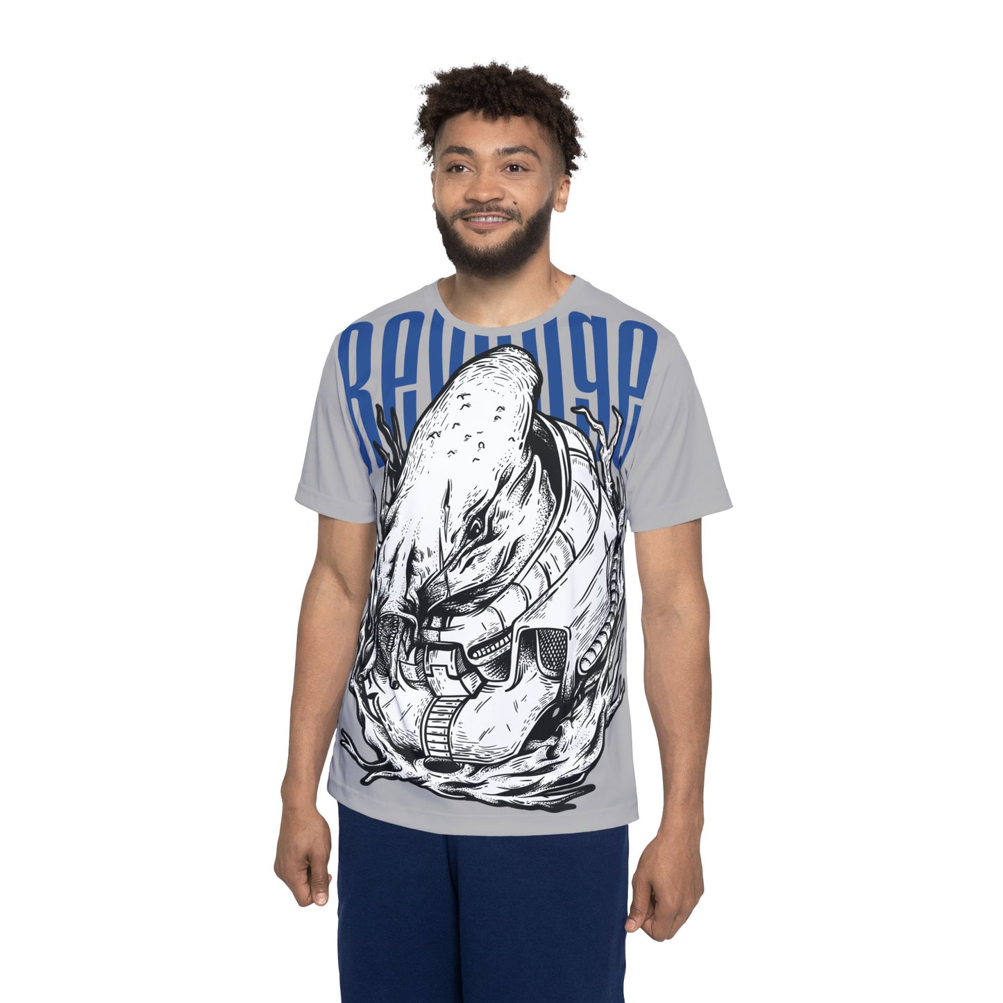 49-Be Fun Graphic T-Shirt, Art Design Poly Shirt, All Over Print Graphic Tee, Monsters T-Shirt, Cartoon Tees