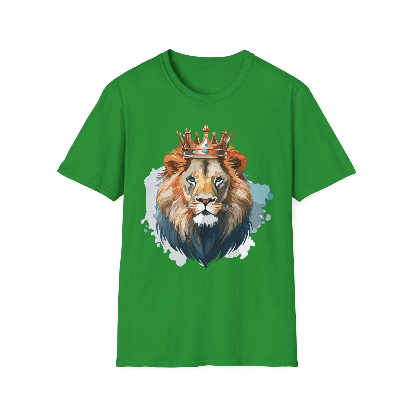Lion Shirt Unisex Animal Tee Gildan Softstyle 64000 100 Percent Ring Spun Cotton