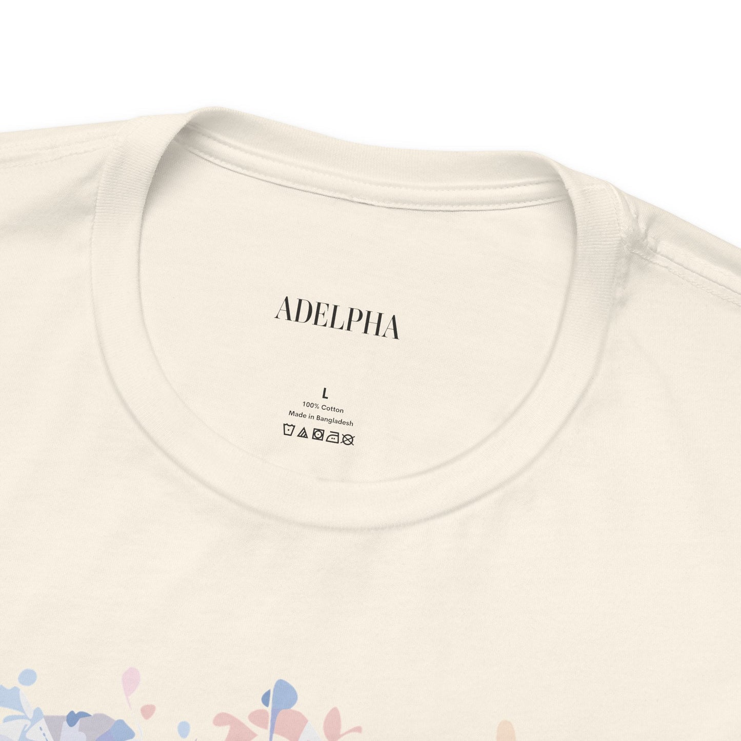 Letter Q Shirt Graphic Tee Unisex Short Sleeve by Adelpha Vintage Inspired Artwork