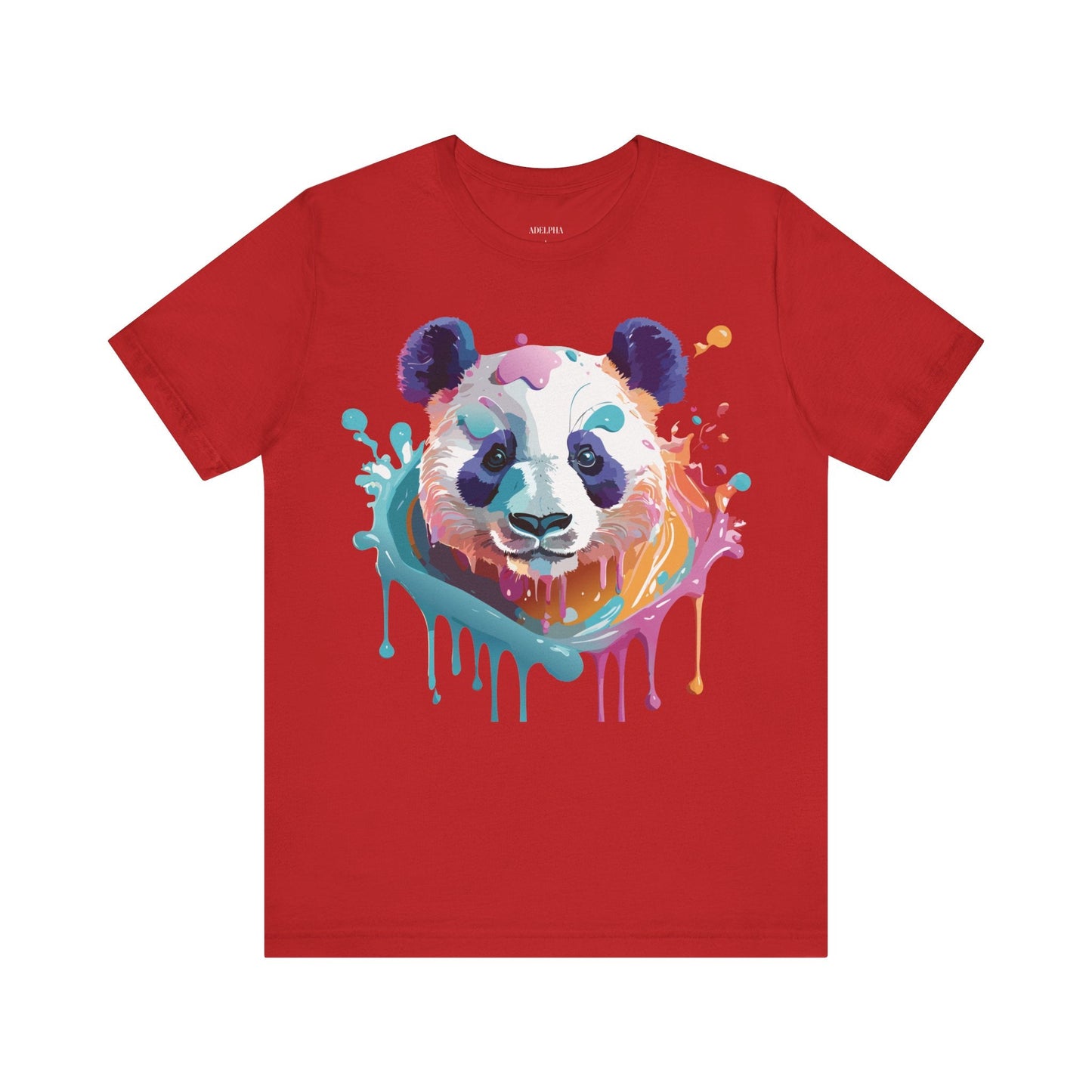Panda Graphic Unisex 100 Cotton Vintage Art with Animal T-Shirt 12