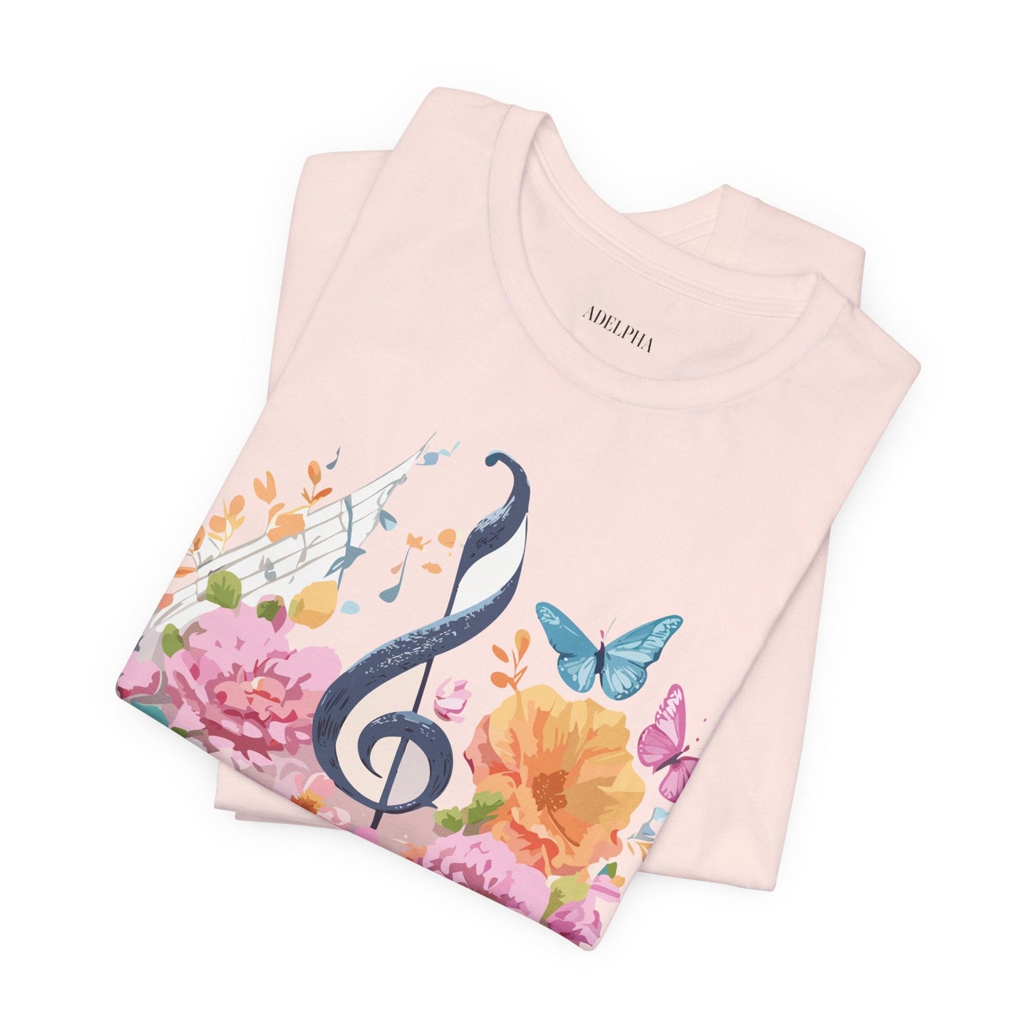 Adelpha Graphic T Shirt Unisex Jersey Short Sleeve Vintage Inspired Artwork Music Tee