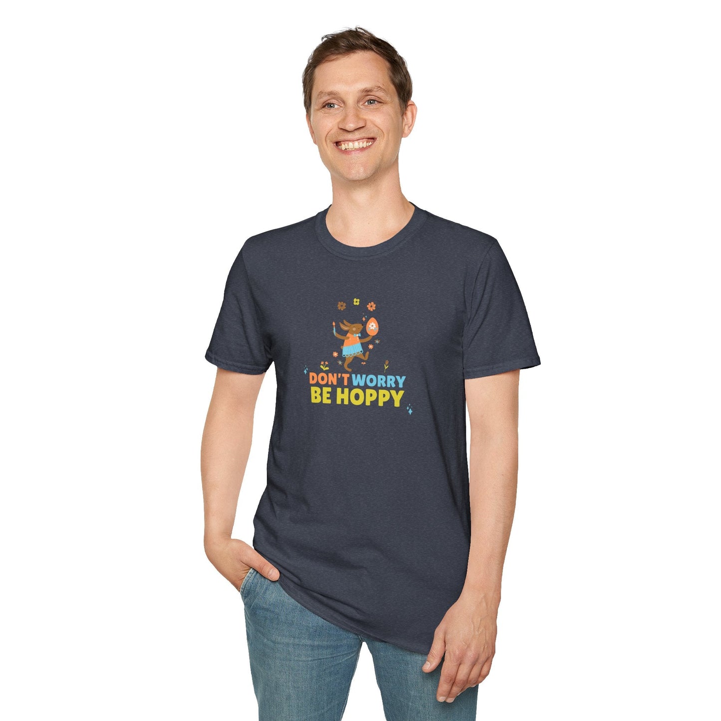 Easter Day T Shirt With Signature Art Design Unisex Softstyle Tee 64000 By Gildan