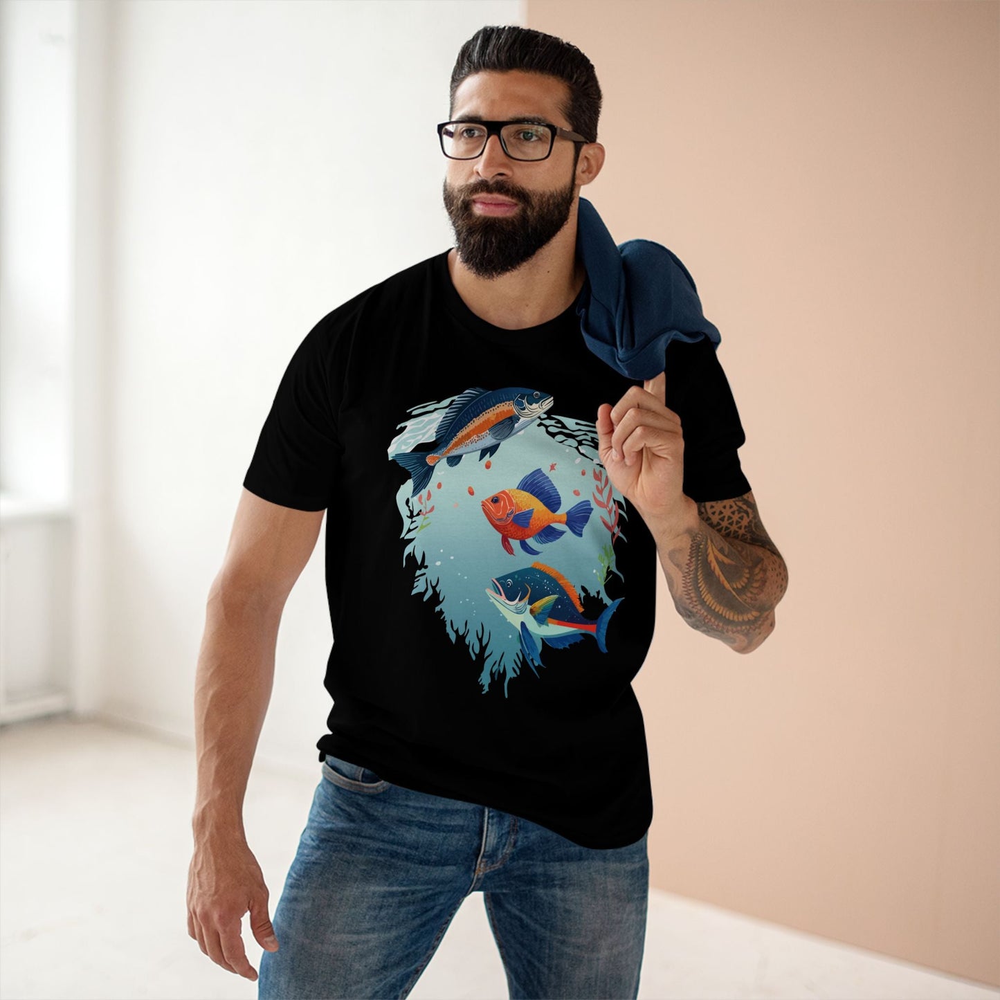 Ocean Shirt Ocean Pacific OP9 Unisex Premium Cotton Tee With Original Art Design