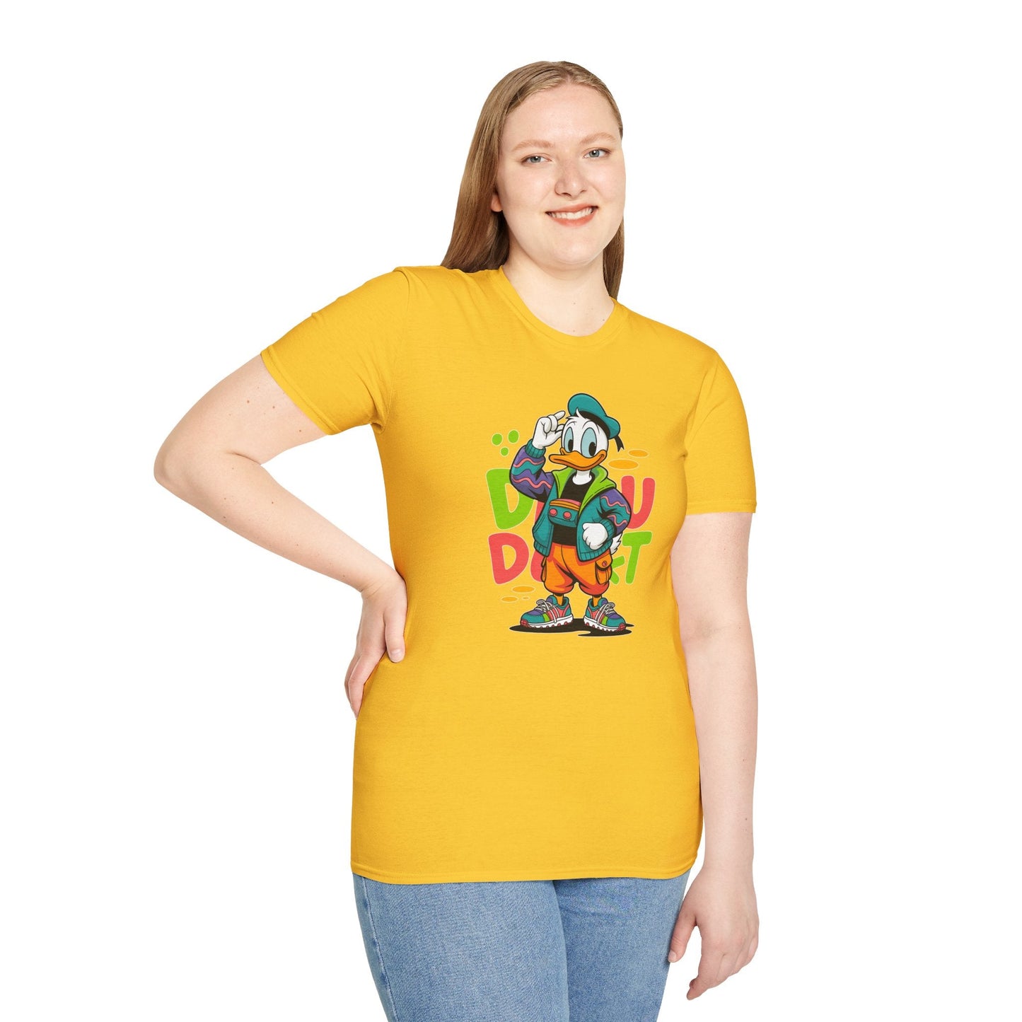 Gildan Softstyle Unisex Cartoon Animation T Shirt With Funny Animals Graphic Tee For Men Women