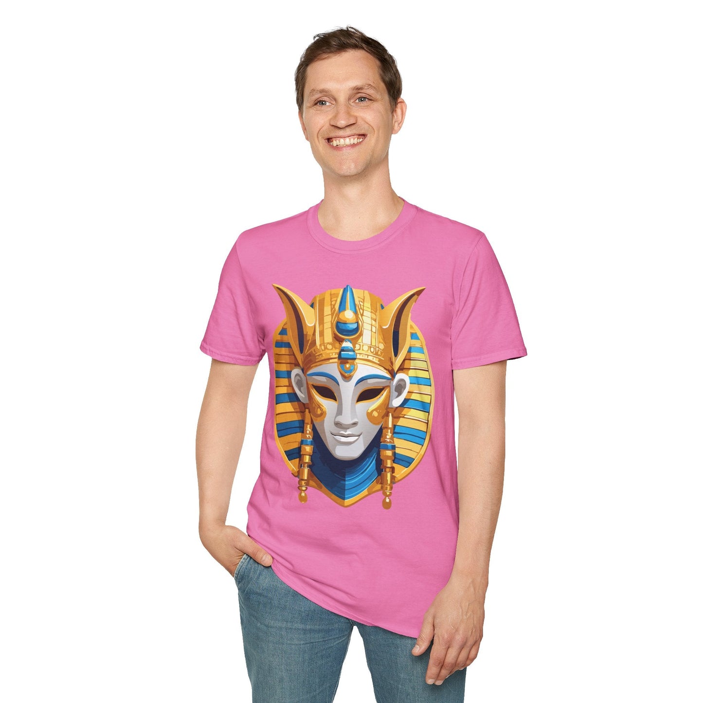 Mask Graphic Unisex Cotton Masquerade Design Artwork Tee 20