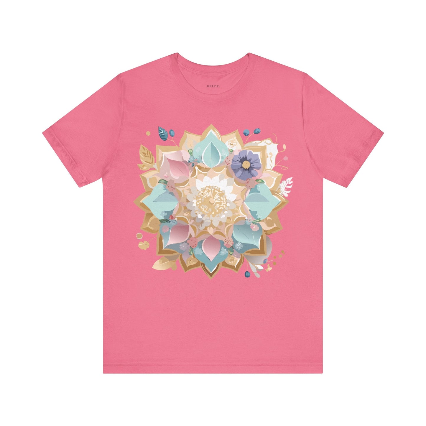 Adelpha Mandala Graphic Tee Unisex Jersey Short Sleeve Vintage Inspired Artwork Shirt