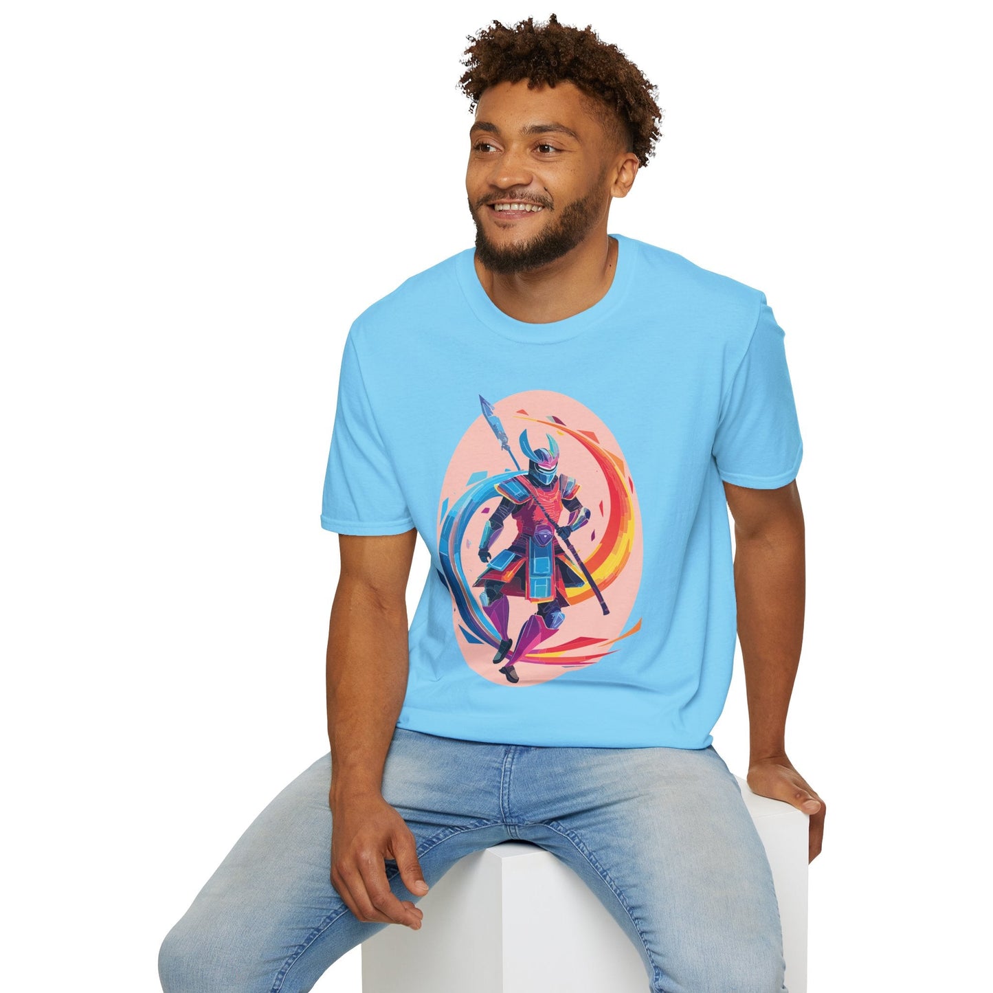 Samurai Shirt Unisex Softstyle T Shirt 64000 Cotton Breathable Everyday Comfort Fit