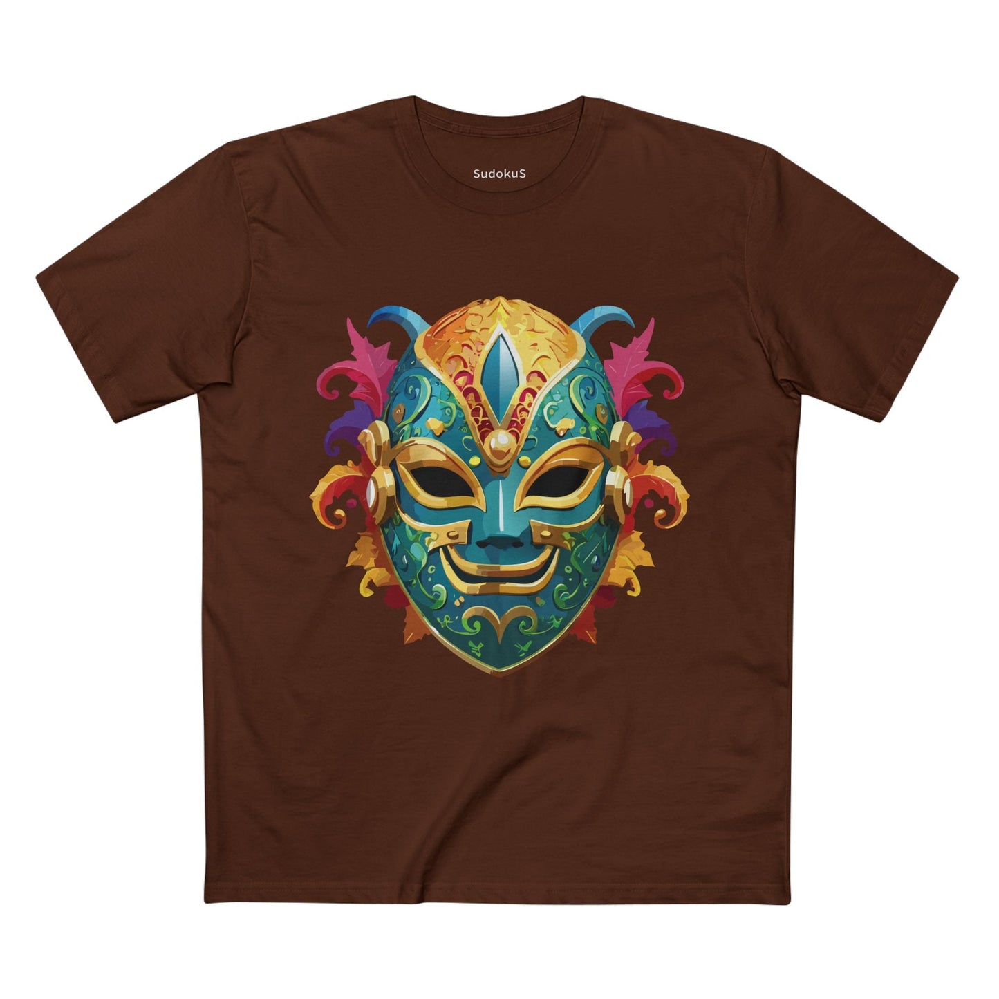 Mask Graphic Unisex 100 Cotton Staple Tee 20