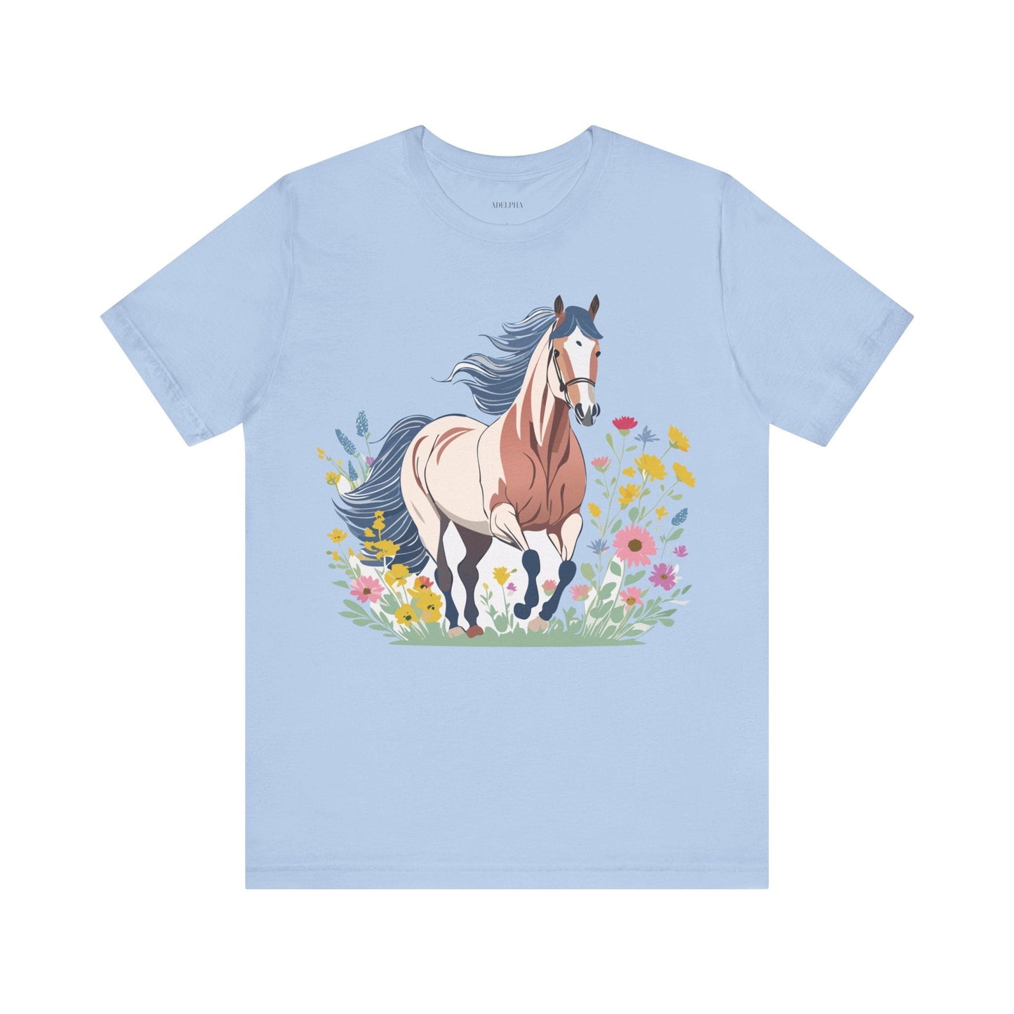 Horse Graphic Unisex 100 Cotton Vintage Animal Art T-Shirt 11